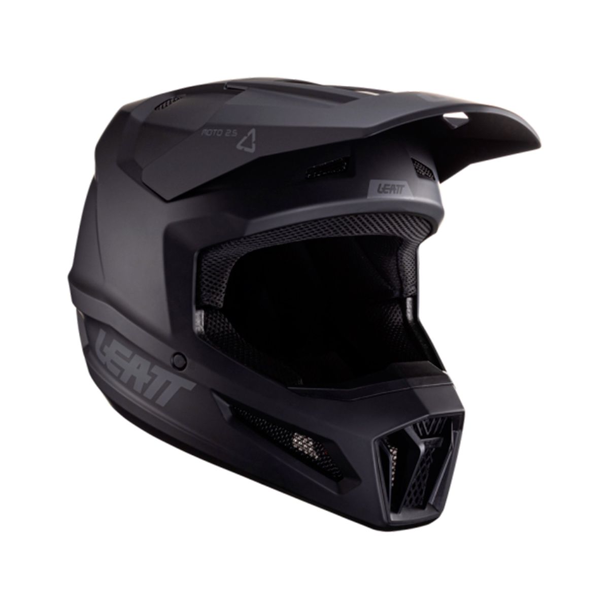 LEATT - Casco Leatt Moto 2.5 V24 Stealth XL 61-62cm