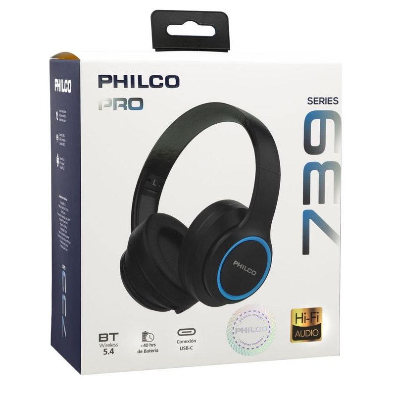 PHILCO - Audífono Philco Bluetooth Azul