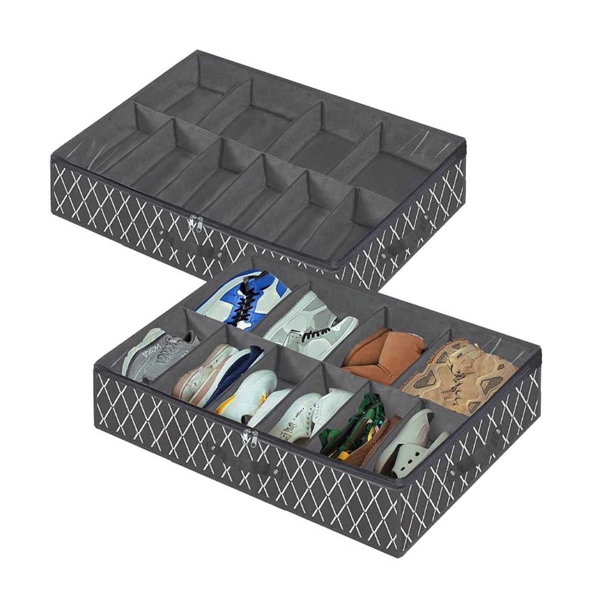 ATURE - 2u Caja De Almacenamiento Plegable Organizador De Zapatos