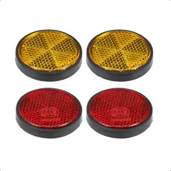 GENERICO - Kit Reflectantes Redondos Reglamentarios Rev Técnica