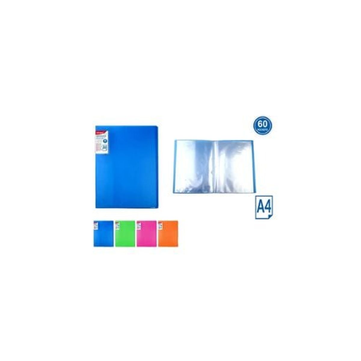 GENERICO - Carpeta Con Funda Colores 60 Hojas