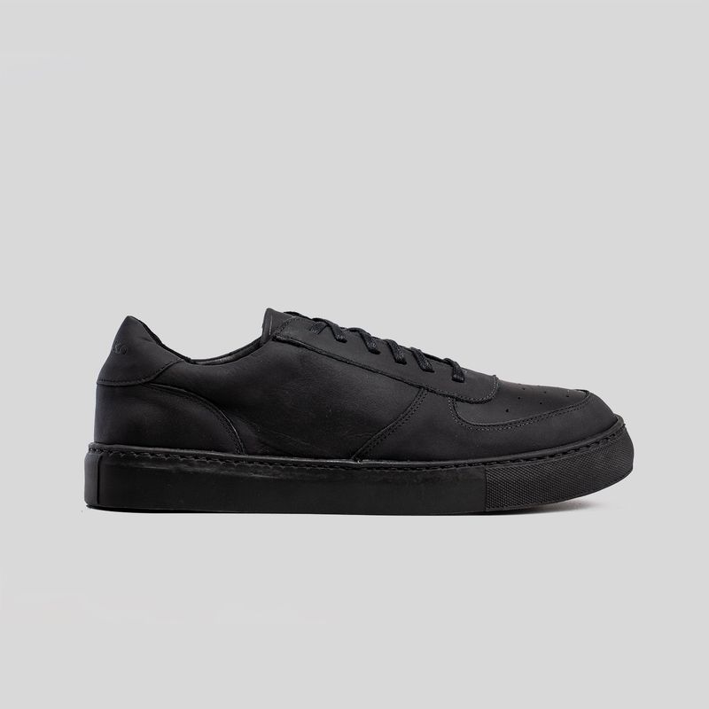 TRAUKO - Zapatilla  Hombre Cuero  Negro Trauko Brooklyn