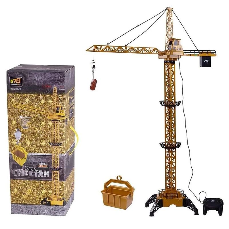 GENERICO - Juguete Grúa Construcción Control Remota 1.28 m - Cheetah