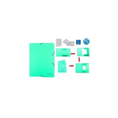 GENERICO - Carpeta Verde Con Elásticos