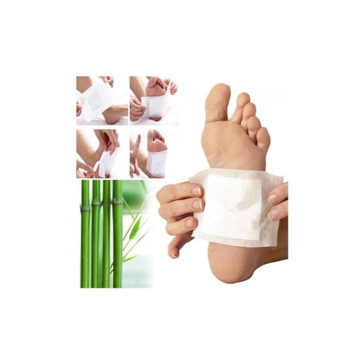 GENERICO - Kinoki 10Unid Parches a Base De Hierbas Naturales Para Pies