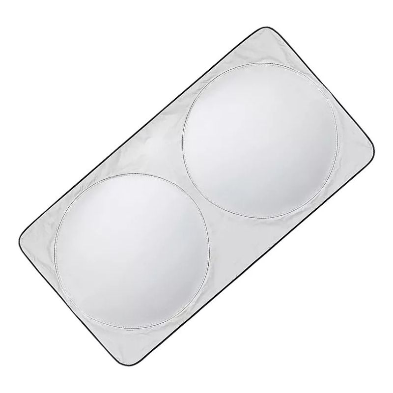 GENERICO - Protector Parabrisas Cubre Sol Plegable Silver Normal Vc