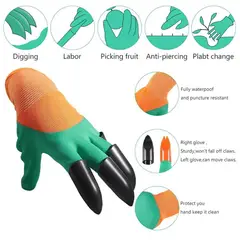 GENERICO - Guantes para jardineria con protector de dedos