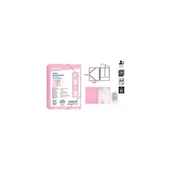GENERICO - Carpeta Con Fundas 20 Hojas Rosado
