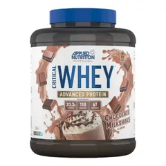 APPLIED NUTRITION - Critical Whey 5Lb 67 Servicios. CHOCOLATE MILKSHAKE.
