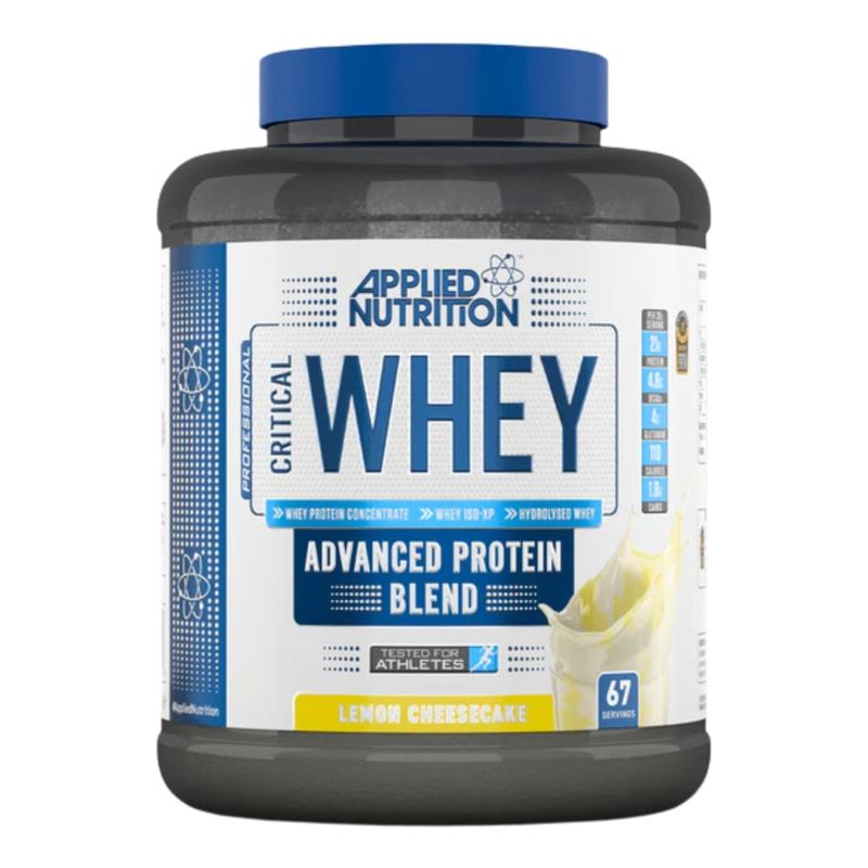 APPLIED NUTRITION - Critical Whey Applied Nutrition 5Lb 67 Servicios. LEMON CHEESECAKE.