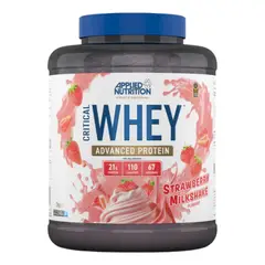 APPLIED NUTRITION - Critical Whey 5 Libras 67 Servicios. STRAWBERRY.
