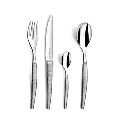 LOU LAGUIOLE - JUEGO CUCHILLERIA JET TEXTIL LAGUIOLE, 6 PERSONAS, 24 PZS
