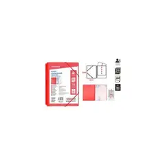 GENERICO - Carpeta Con Fundas 20 Hojas Rojo