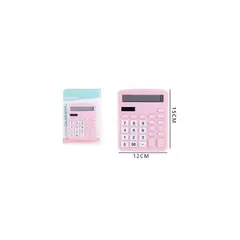 GENERICO - Calculadora Rosada 15 12 Cm