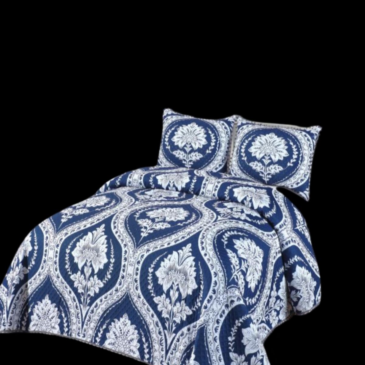 GENERICO - Cubrecama Ligero De Verano Con Pompones - Elegancia Ideal King D3