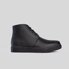 TRAUKO - Zapato Cuero Hombre Negro Atacama