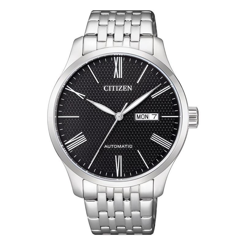 CITIZEN - Reloj Citizen Automatic NH8350-59E Acero Esfera Negra Hombre