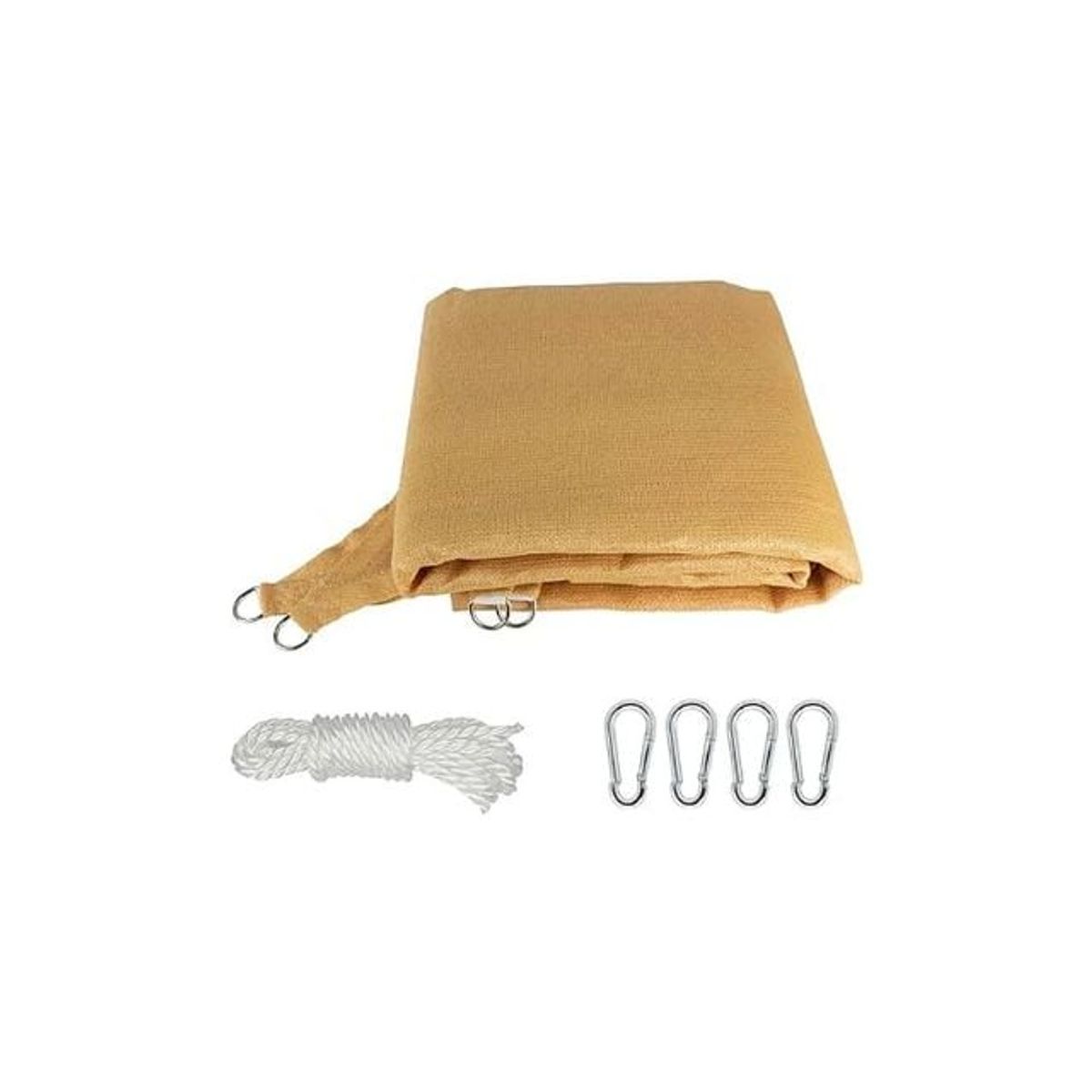 GENERICO - Toldo Vela Sombreadora Malla Sombra 5X6 Rectangular