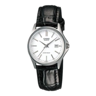 RELOJ LTP-1183E-7A M ANALOGO CUERO Negro TALLA UNICA
