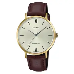 CASIO - Reloj Ltp-Vt01gl-9b Mujer Analogo Cuero