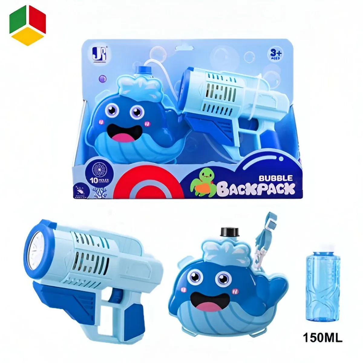 GENERICO - Juguete lanza Burbujas Con Mochila Diseño Ballena