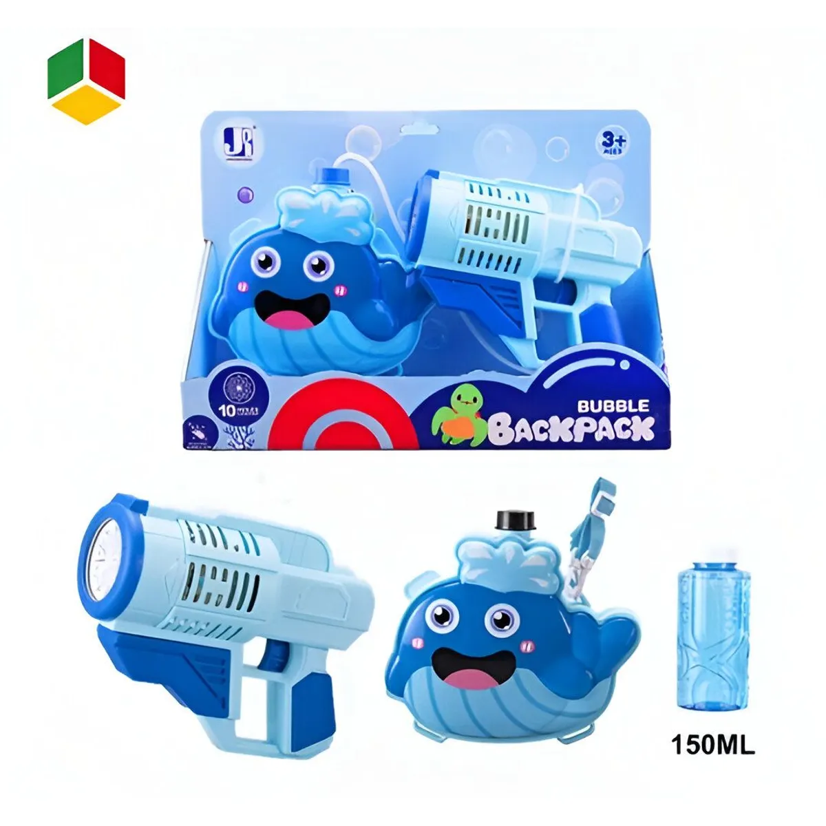 GENERICO - Juguete lanza Burbujas Con Mochila Diseño Ballena