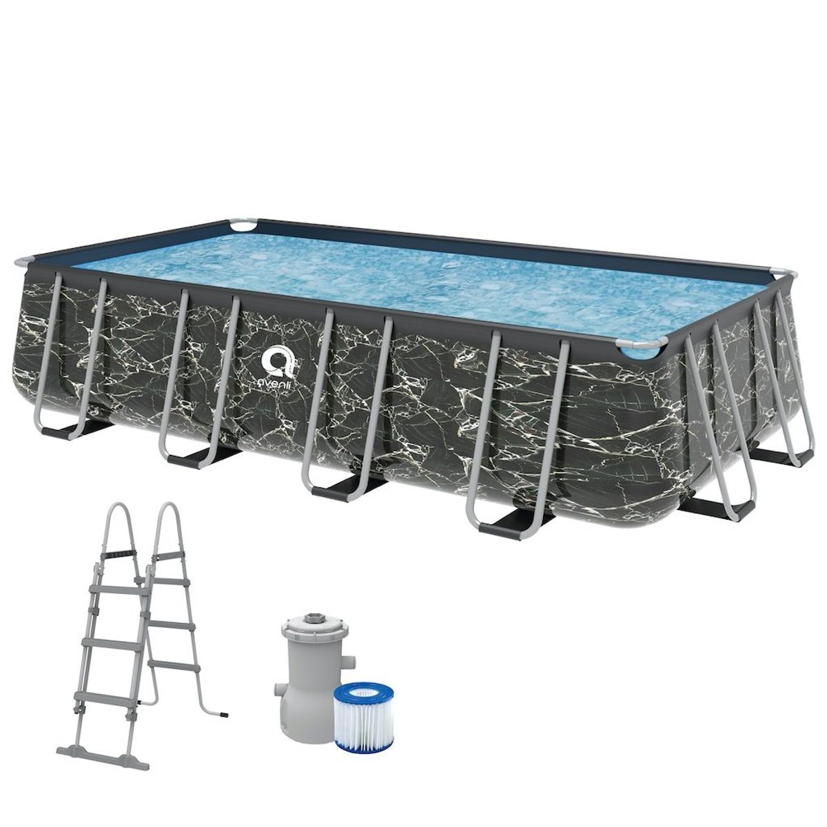 AVENLI - Piscina Estructural Rectangular con Accesorios 17823EUV55