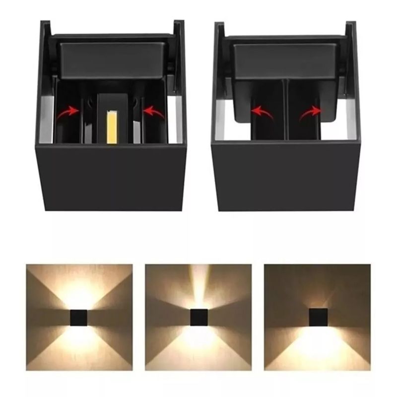 GENERICO - Aplique De Pared Led Luz Calida Decoracion Hogar