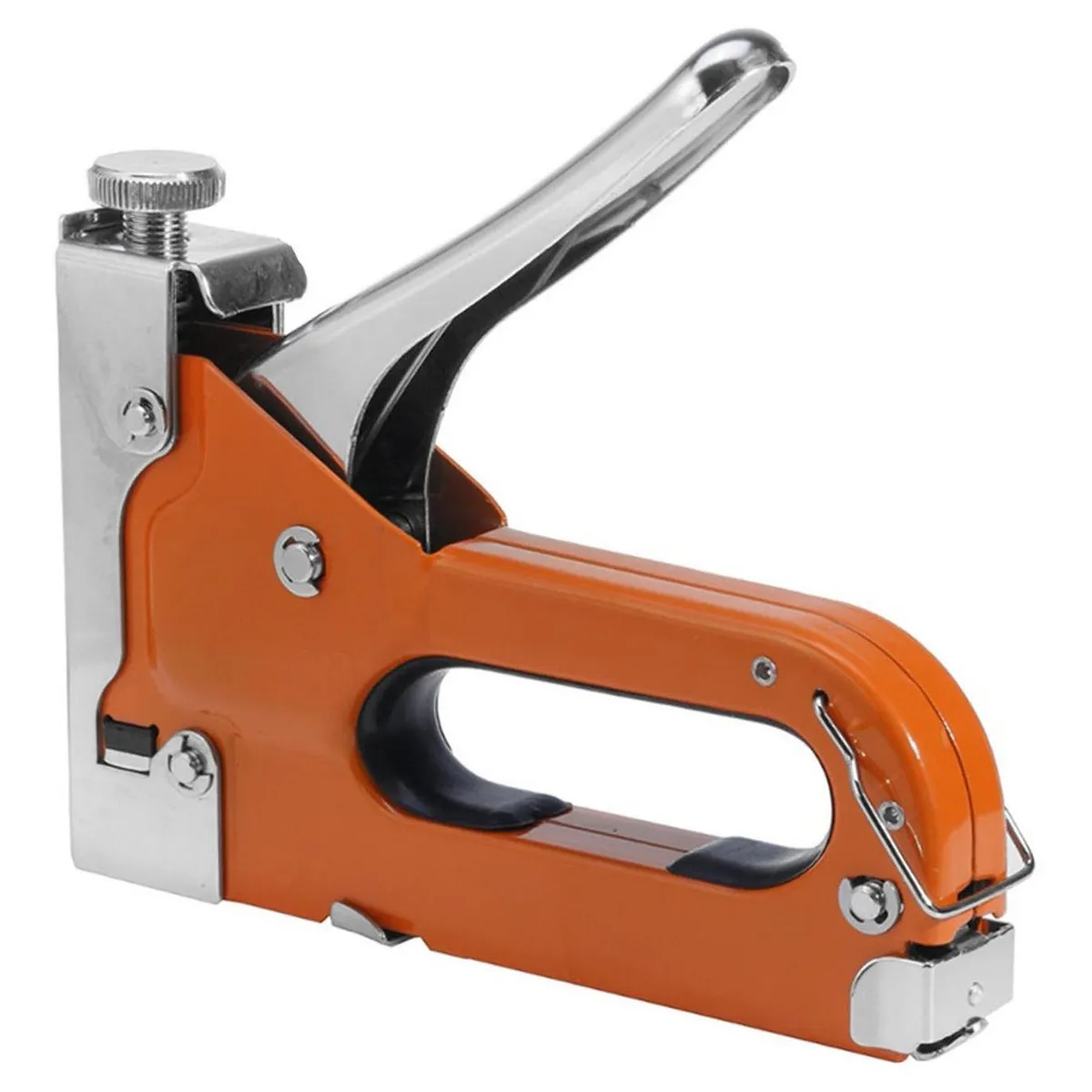 IMPORTCLICK - Engrapadora Corchetera Profesional 4-14 MM Naranjo - Plateado