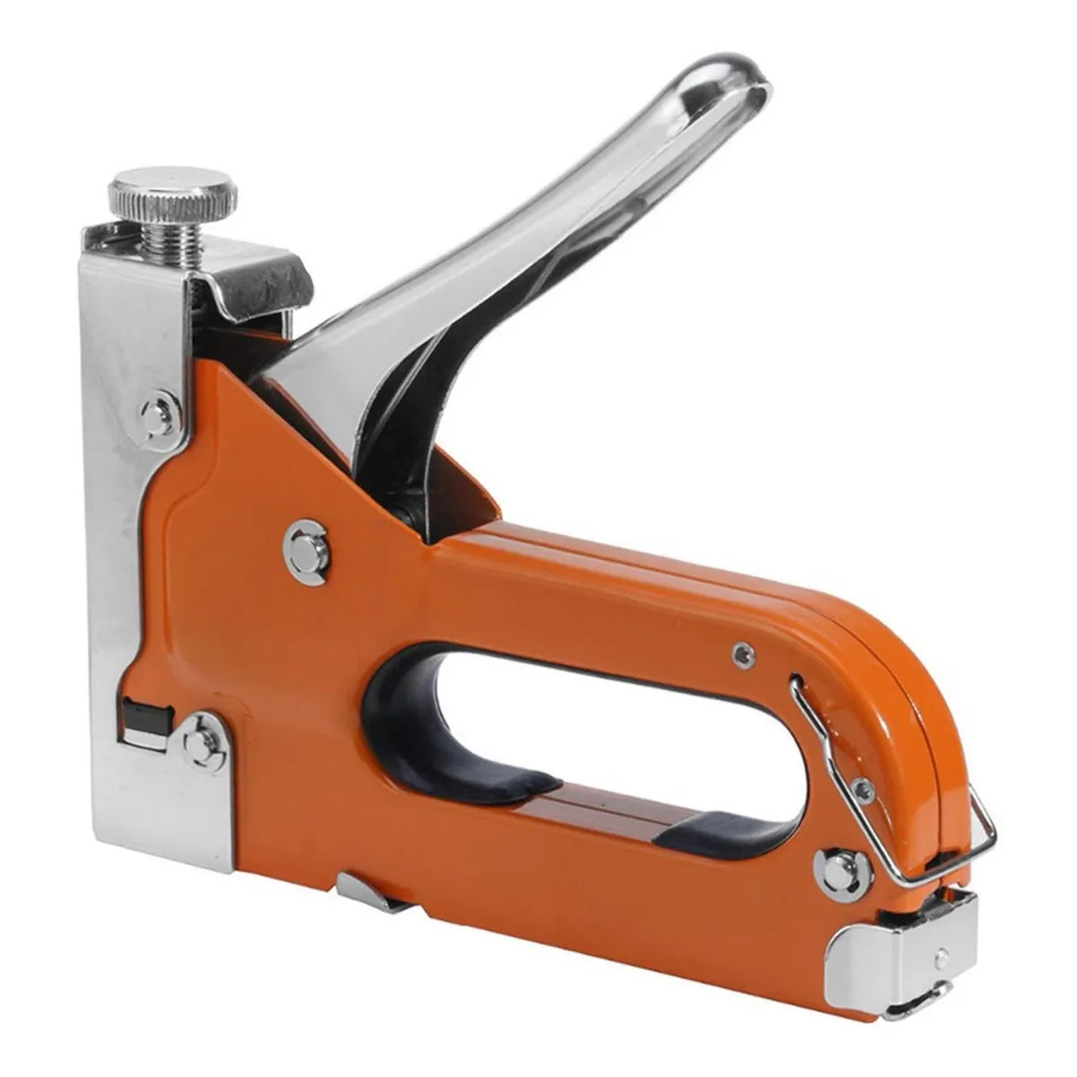 IMPORTCLICK - Engrapadora Corchetera Profesional 4-14 MM Naranjo - Plateado