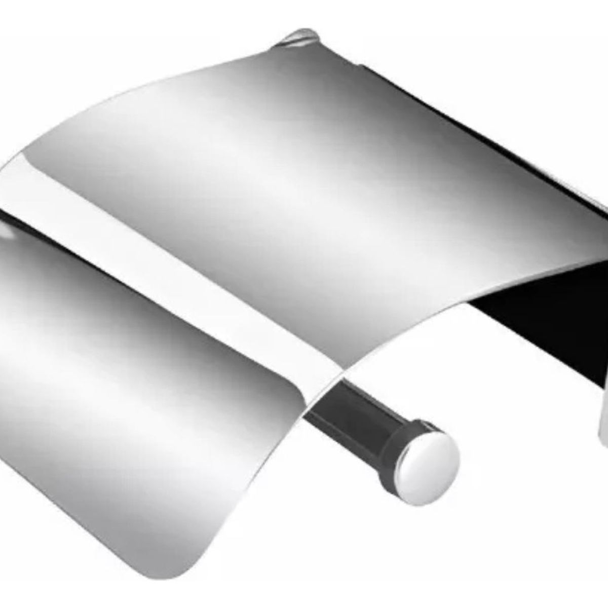 IMPORTCLICK - Soporte Papel Higiénico Baño Acero Inoxidable 13x14x45 CM Plateado - Plateado