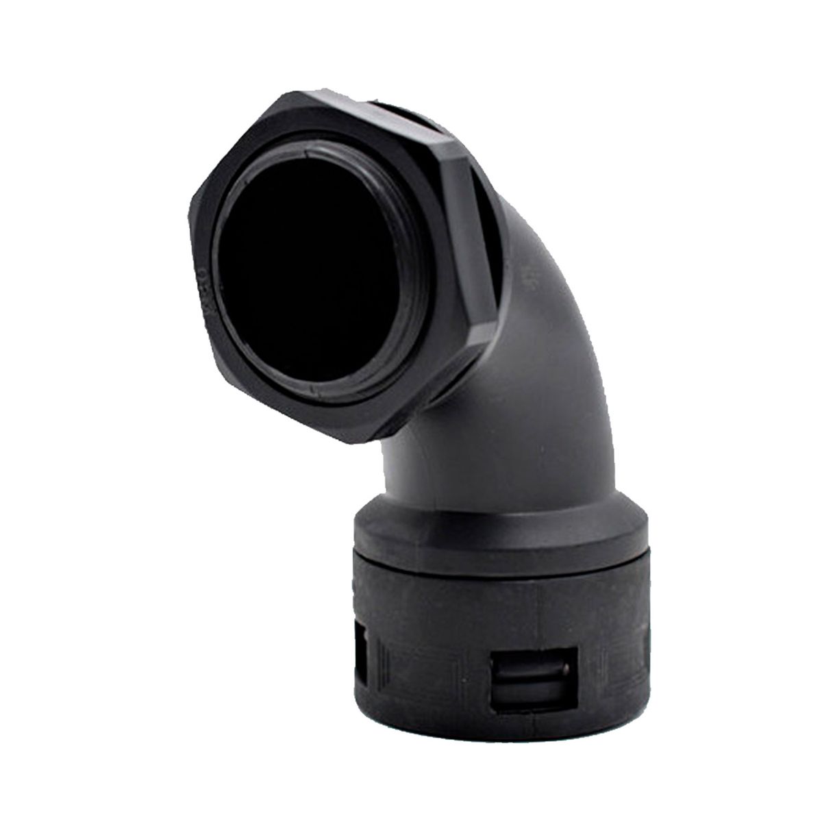 GENERICO - Codo Conector A Caja para Tuberia Corrugada 42mm