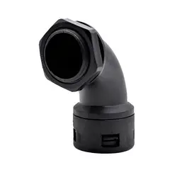 GENERICO - Codo Conector A Caja para Tuberia Corrugada 54mm