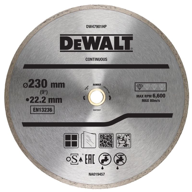 DEWALT - Disco diamantado 9” 230mm DEWALT DW47901HP