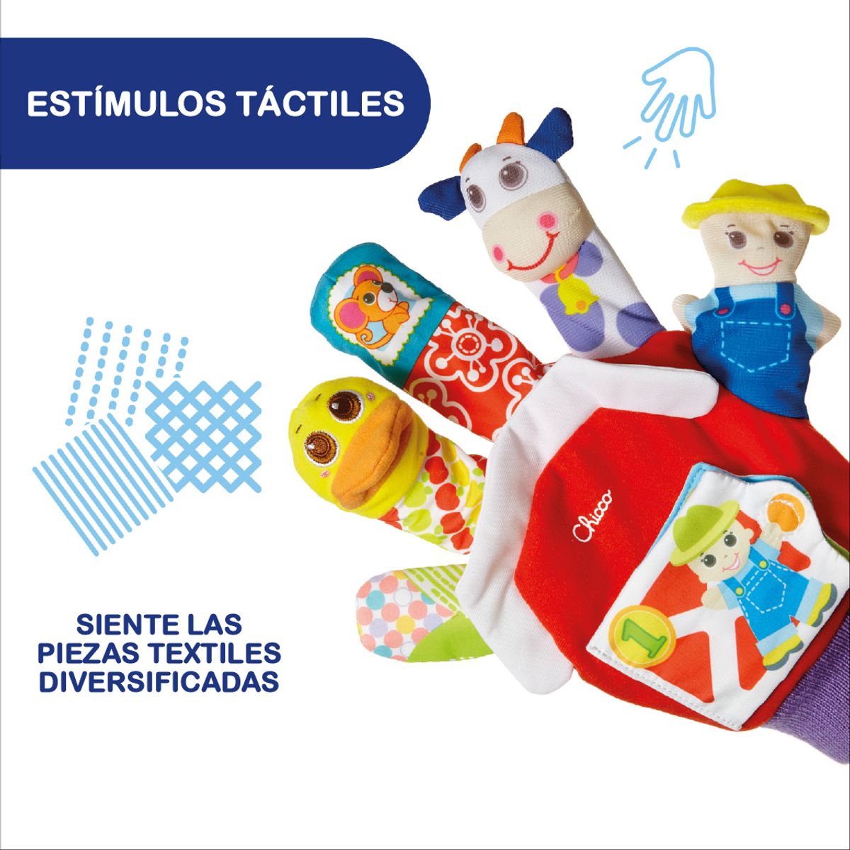 CHICCO - Guante Cuenta Cuentos de Chicco