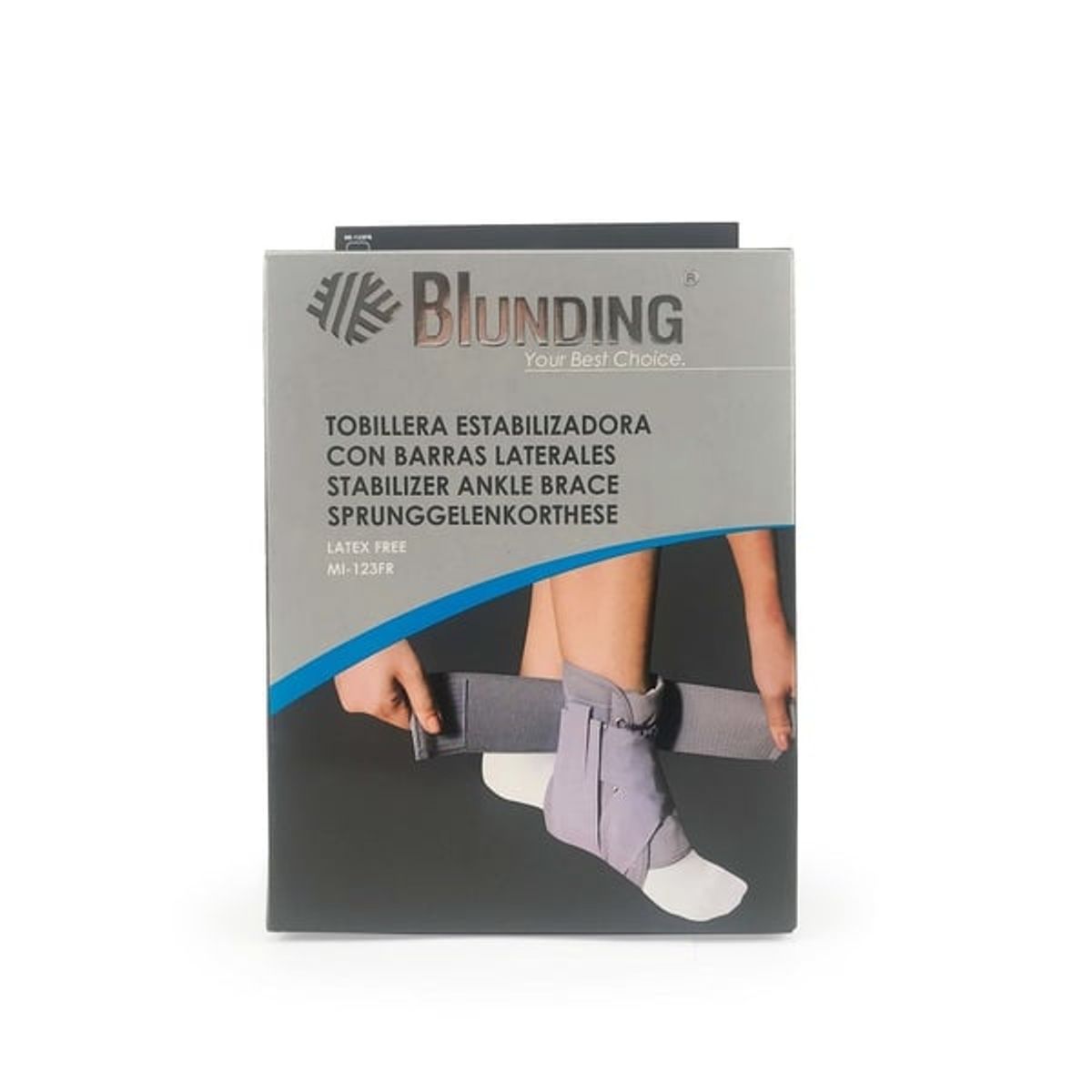 BLUNDING - tobillera con estabilizadores laterales mi-123 Talla L