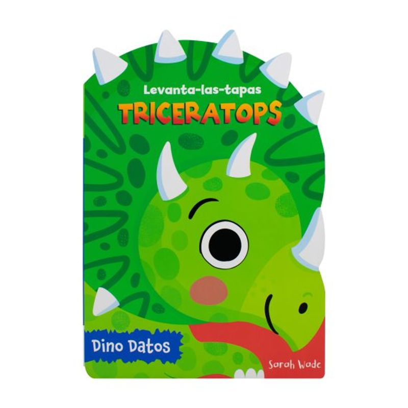 SILVER DOLPHIN - Libro levanta las tapas - Triceratops