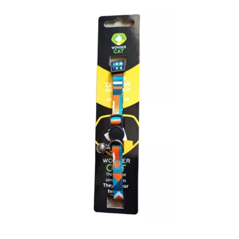 GENERICO - Collar Anti Ahorque con cascabel para Gatos - 1x20-31 cm