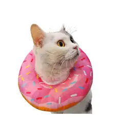 GENERICO - Collar Dona Para Mascotas Anti-lamido Talla S - Rosa - S
