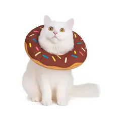 GENERICO - Collar Dona Para Mascotas Anti-lamido - Cafe - XS