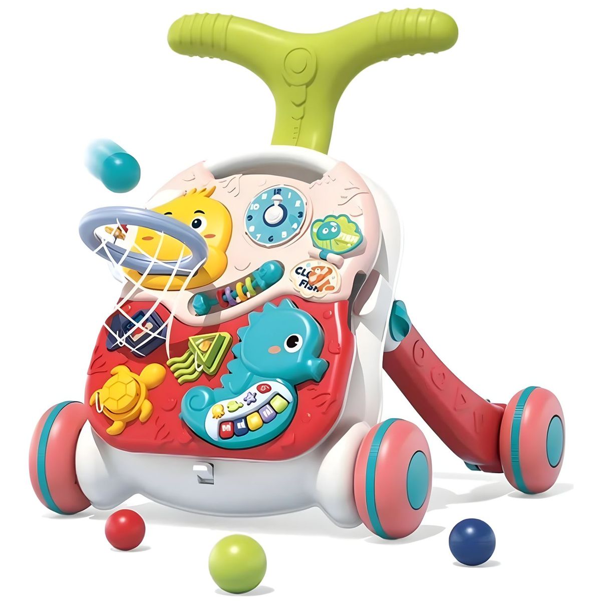 GENERICO - Caminadora Correpasillo mas Mesa Didáctica Infantil bebe 2en 1