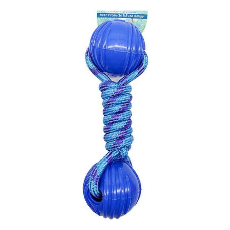 GENERICO - Juguete Para Perro Interactivo Pelotas Trenzadas - Azul - 74623-Azul-1