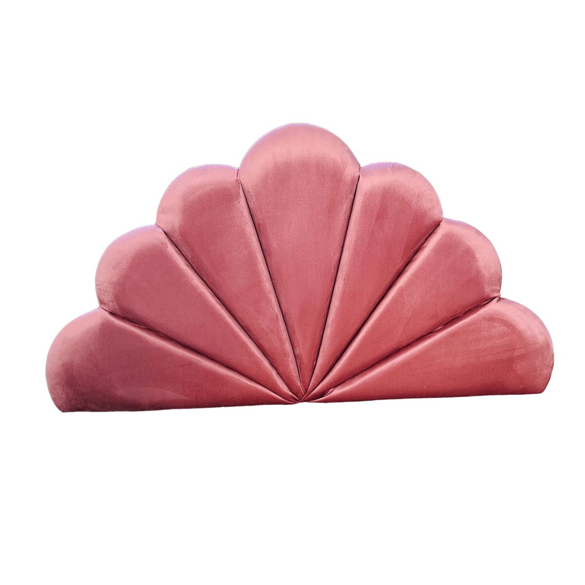 GENERICO - Respaldo Coral 1 Plaza Palo Rosa Felpa  Muebles Rimar