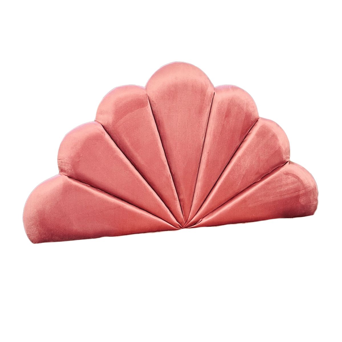 GENERICO - Respaldo Coral 1 Plaza Palo Rosa Felpa  Muebles Rimar