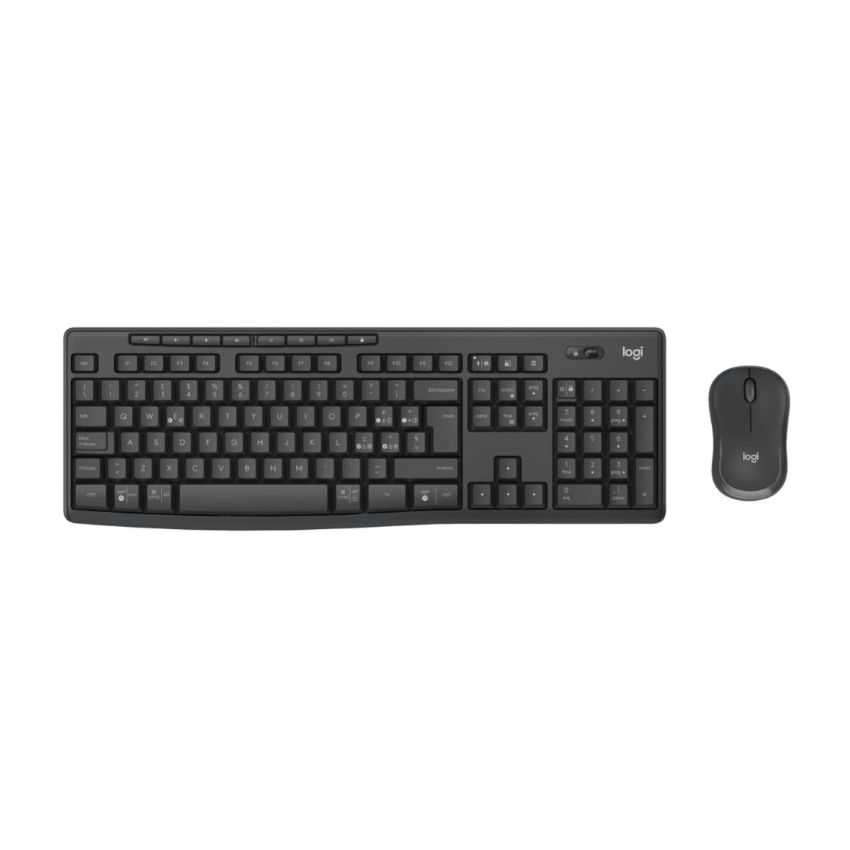 LOGITECH - Logitech Kit Mouse y Teclado MK370 Español Negro