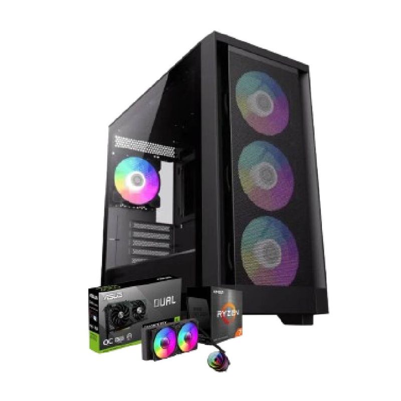 GENERICO - PC Gamer Morpheus 15: R7 5700x/16GB RGB/1TB NVMe/RTX4060