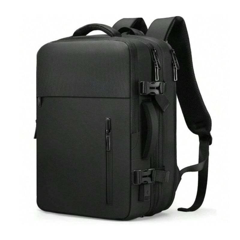GENERICO - Mochila Back Pack Expandible Para Viaje En Avión