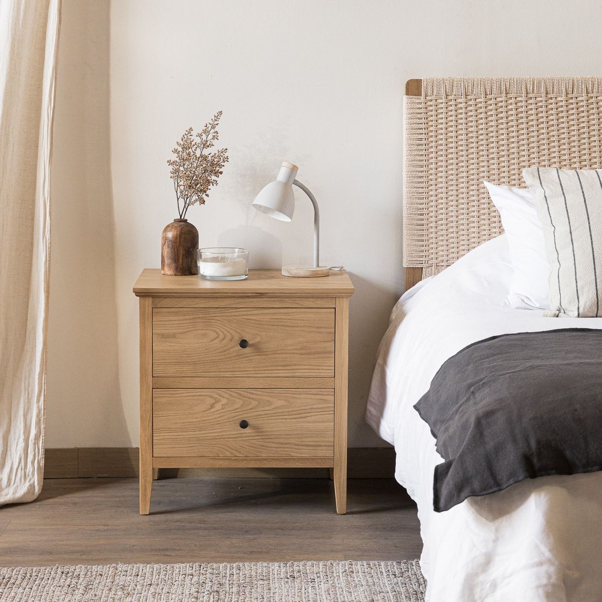 AMOBLE - Velador Diego Natural Amoblé