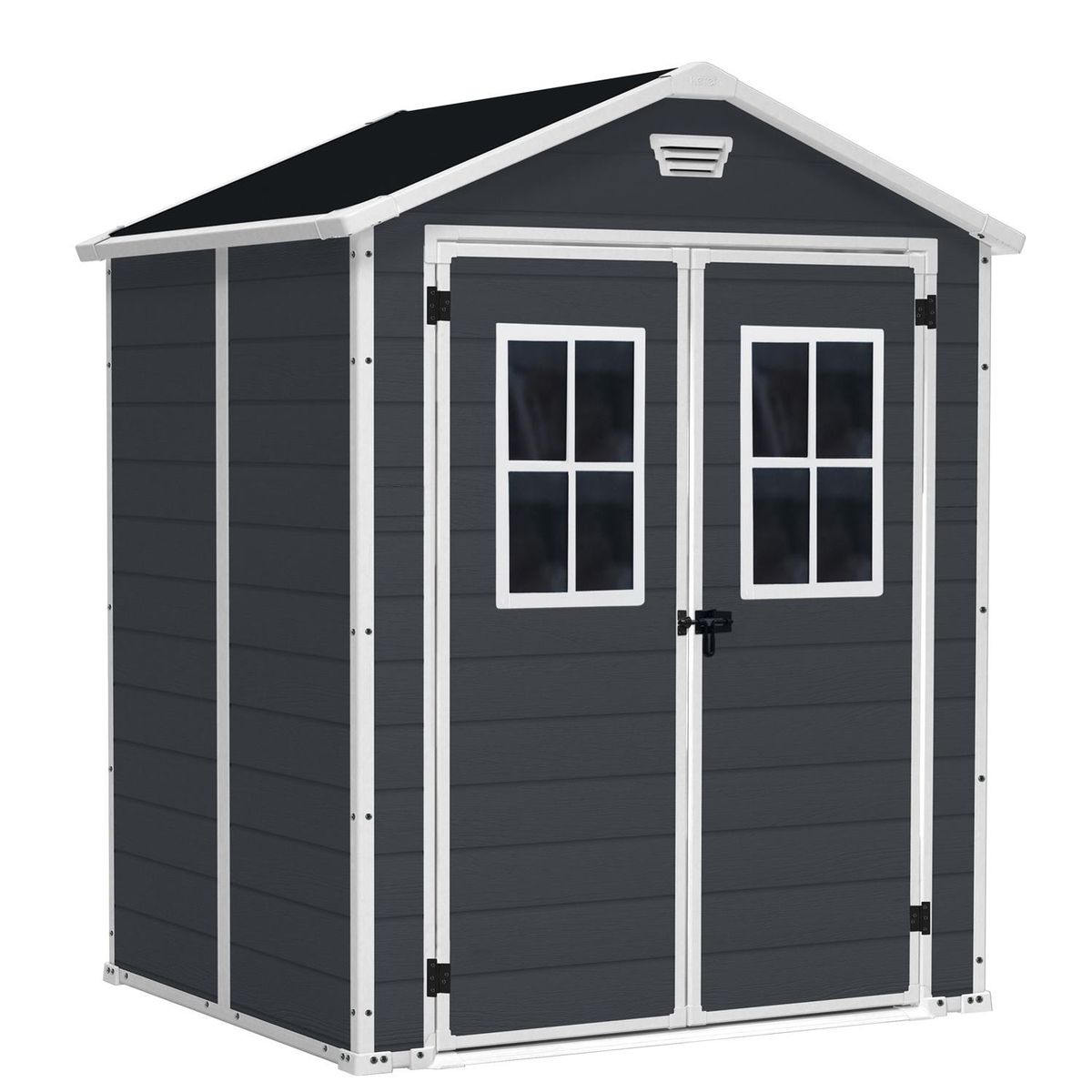 KETER - Bodega de Jardín Manor Gris Oscuro 6x5 Keter