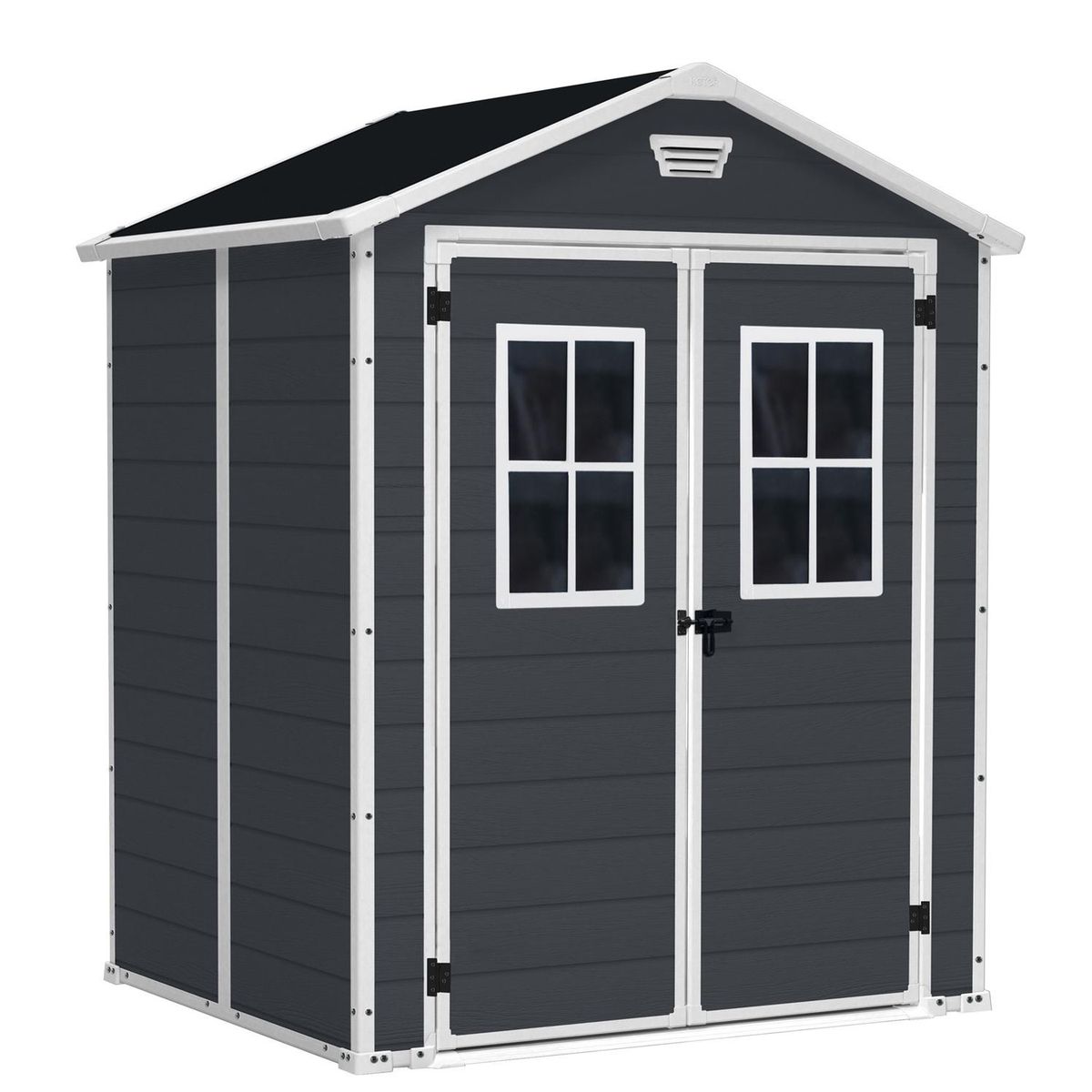 KETER - Bodega de Jardín Manor Gris Oscuro 6x5 Keter